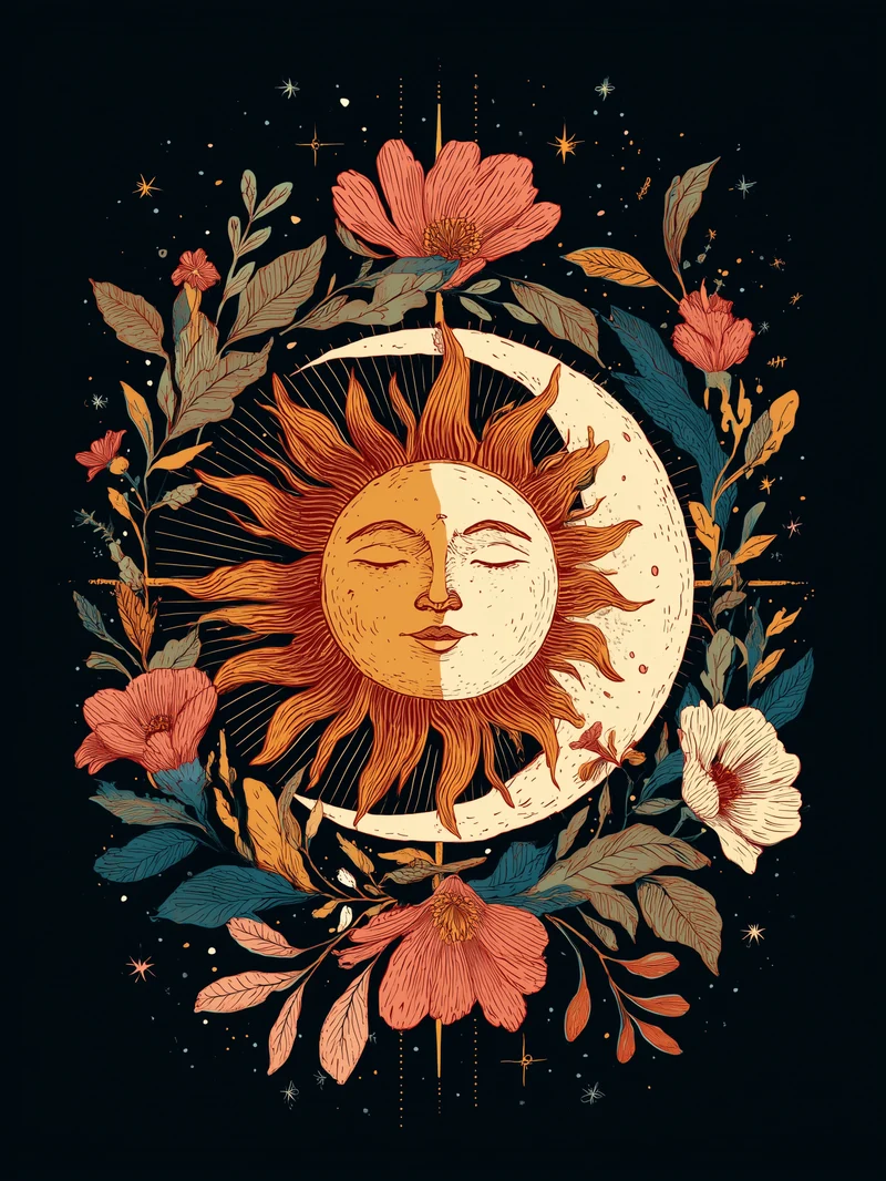 Sonnenmondblüte Poster