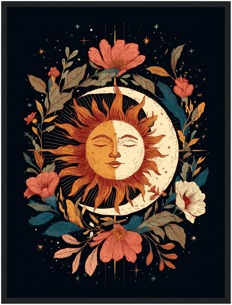 Sonnenmondblüte Poster