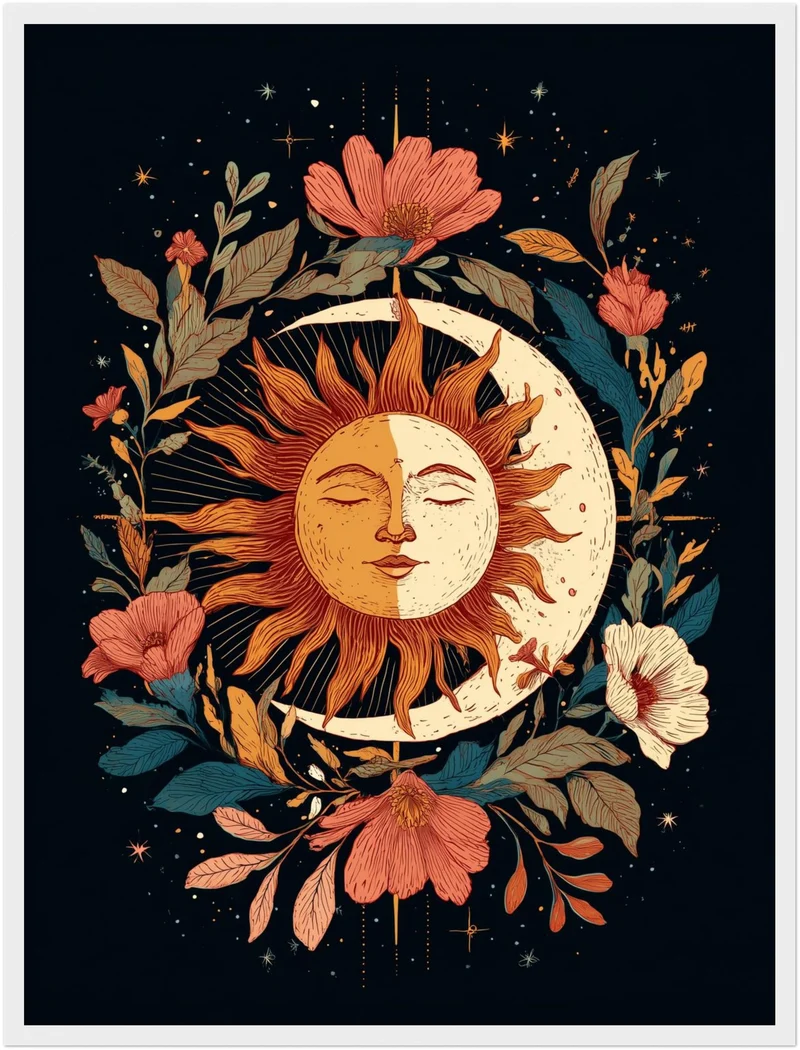 Sonnenmondblüte Poster