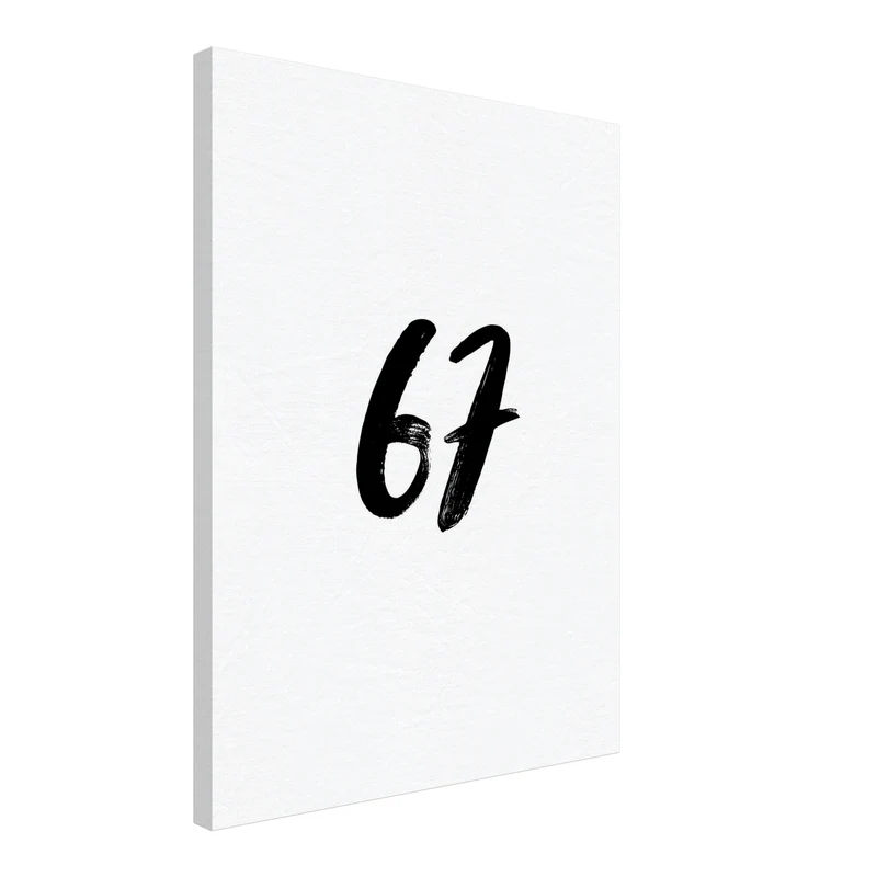 67 Vol. 3 Leinwand