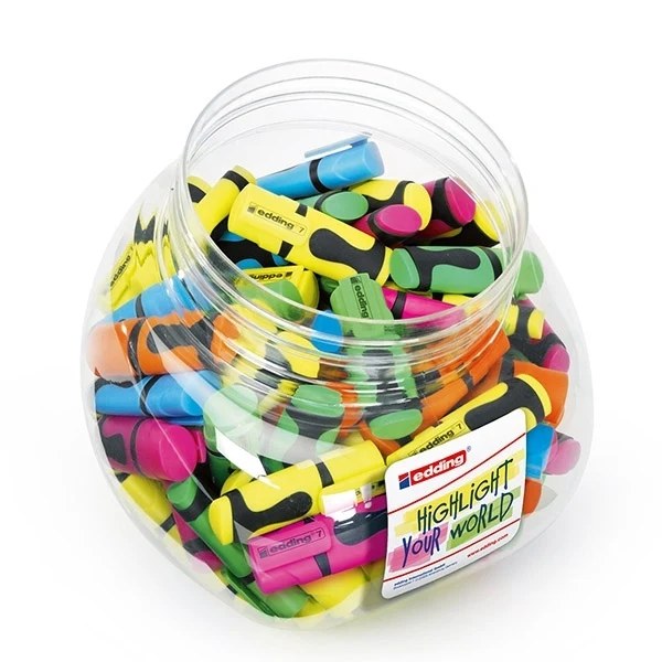 edding - 7 - Jar of Mini Highlighters