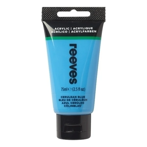 Reeves - Cerulean Blue - Fine Acrylic - 75ml - Reeves