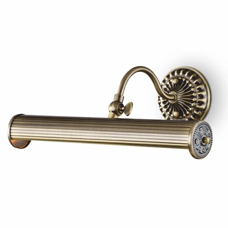 Casa Padrino Jugendstil Metall Wandleuchte Messing 35,9 cm - Leseleuchte