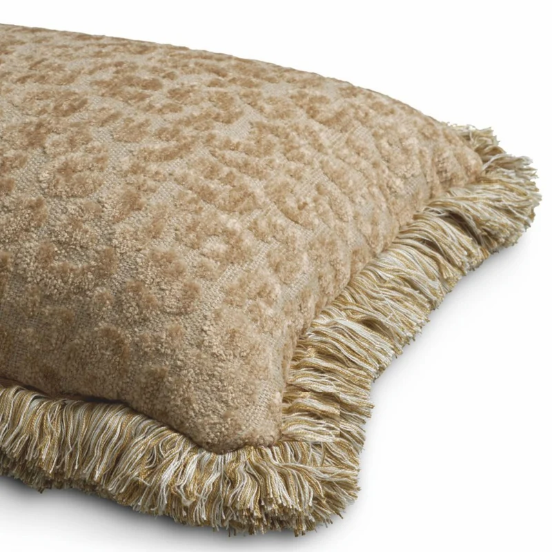 Casa Padrino Luxus Kissen Beige 60 cm - Luxus Wohnzimmer Deko Accessoires