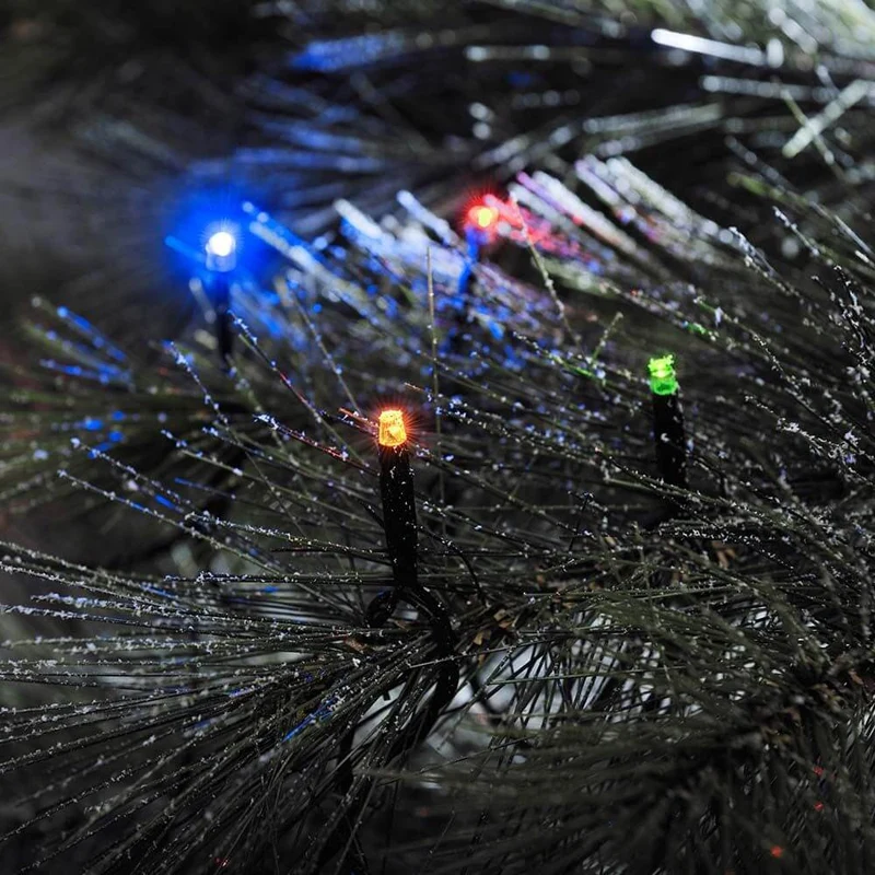 16m Micro LED Lichterkette 80 bunte Dioden IP44