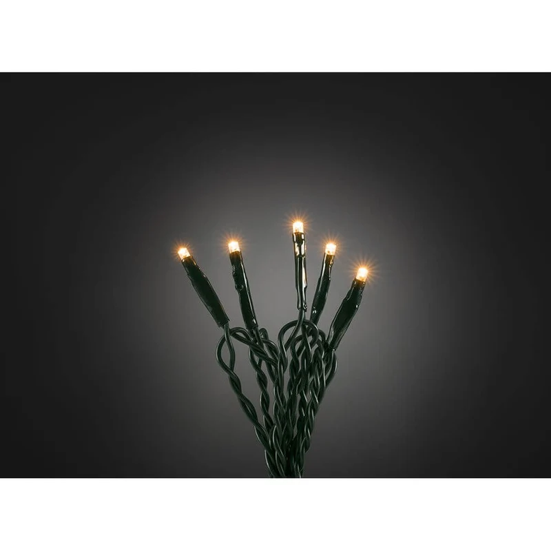 4m Micro LED Lichterkette 35 bernsteinfarbene Dioden