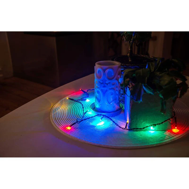 5m Micro LED Lichterkette 10 bunte Dioden