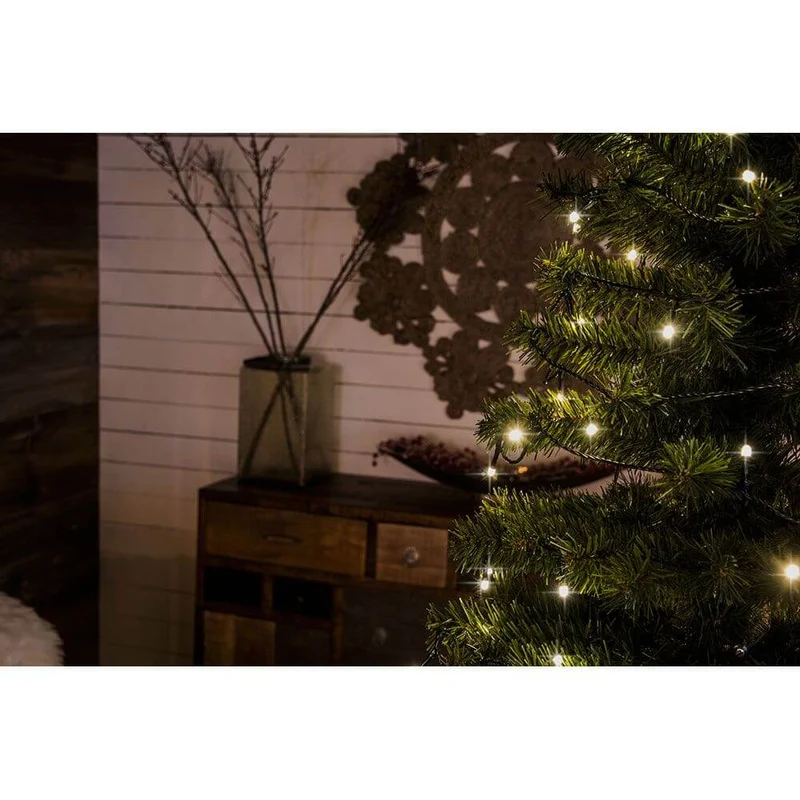 14m Micro LED Lichterkette gefrostet 35 Warmweiße Dioden