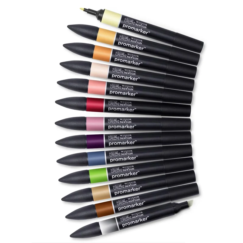 Winsor & Newton - ProMarker 12+1 Set Manga Steampunk