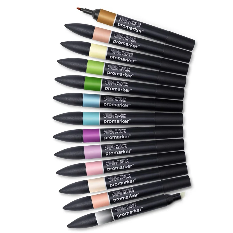 Winsor & Newton - ProMarker 12+1 Set Manga Fantasy
