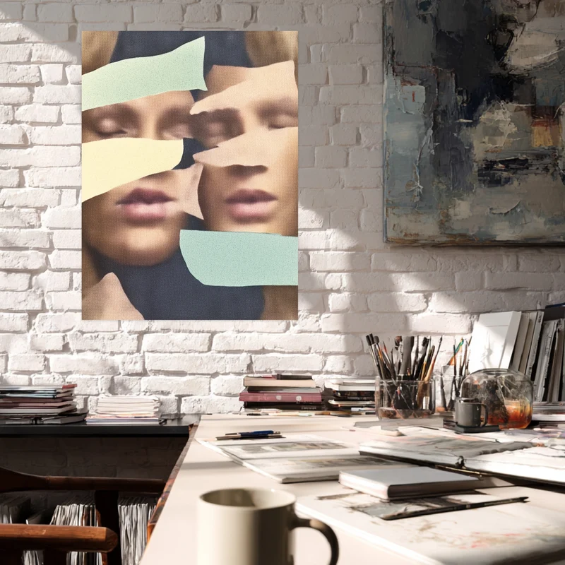 Zerrissene Gesichter Poster