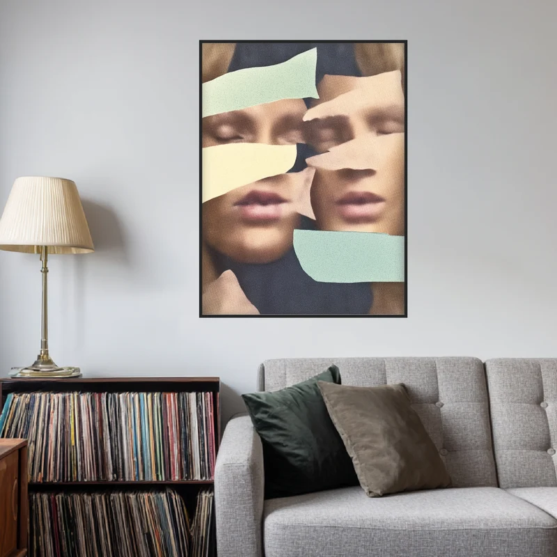Zerrissene Gesichter Poster