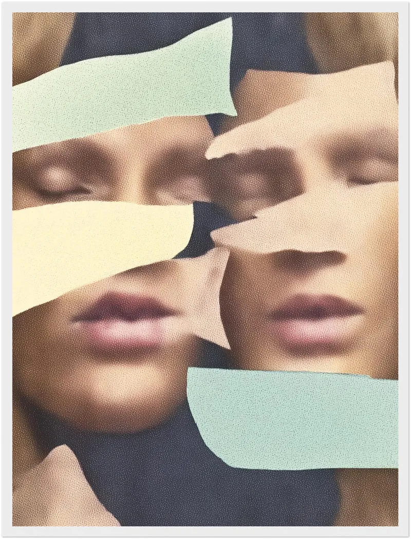 Zerrissene Gesichter Poster