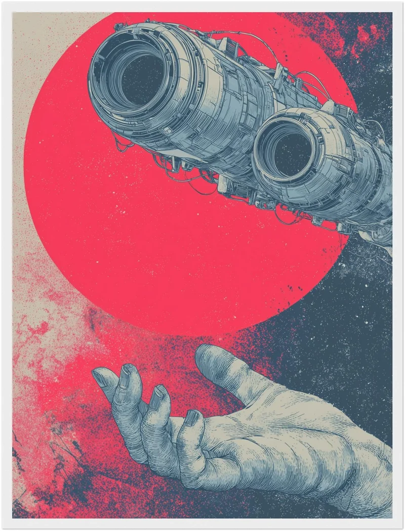 Hand und Lauf Poster