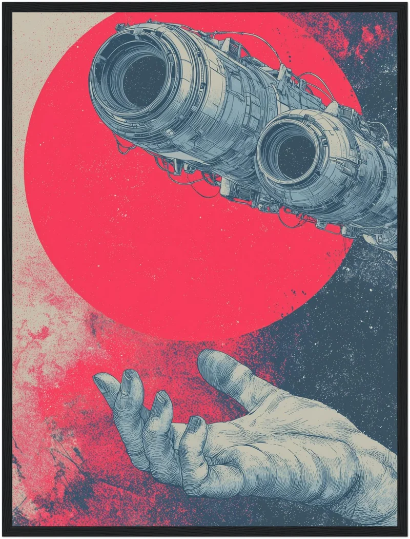 Hand und Lauf Poster