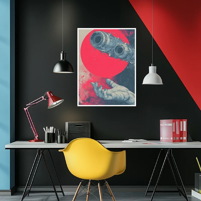 Hand und Lauf Poster