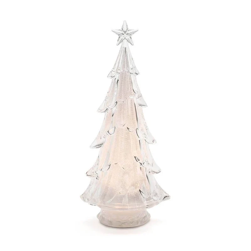 LED Acryl Weihnachtsbaum 3 Warmweiße Diode batteriebetrieben