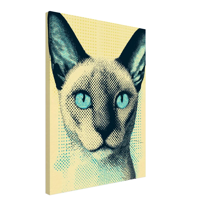 Katze mit Blick Leinwandbild