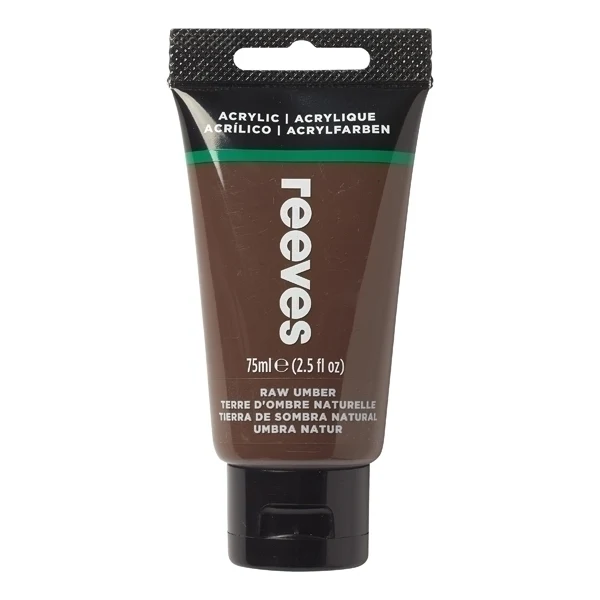 Reeves - Raw Umber - Fine Acrylic - 75ml - Reeves