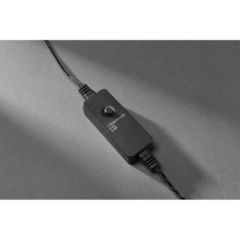 31m Micro LED Lichterkette mit 9h Timer IP67 120 Warmweiße Dioden IP44