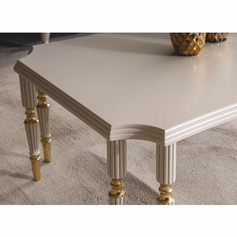 Casa Padrino Luxus Barock Wohnzimmer Set Braun / Creme / Gold - Barock Möbel