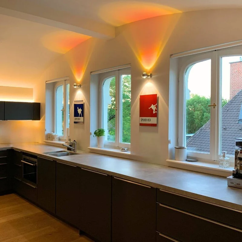 s.luce Beam Wandleuchte Up&Down mit Linsen