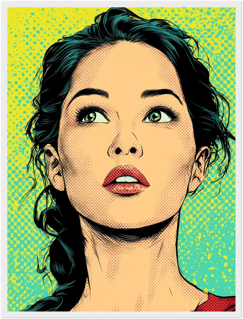 Frau stiller Moment Poster