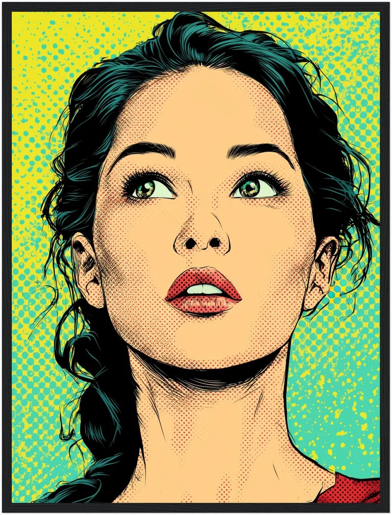 Frau stiller Moment Poster