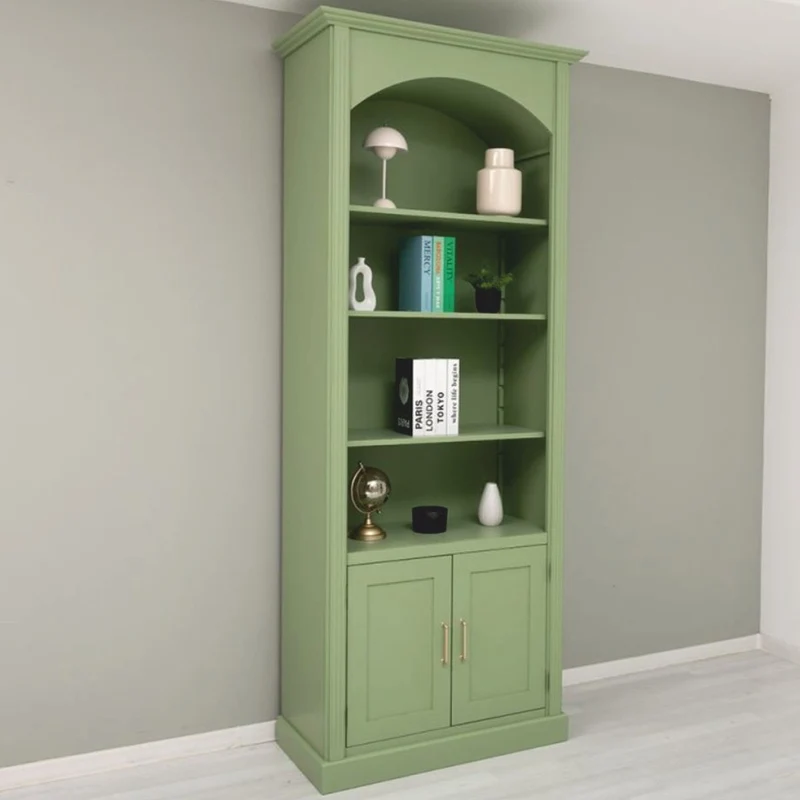 Casa Padrino Landhausstil Bücherschrank Hellgrün 102 x H. 250 cm - Landhausstil Möbel