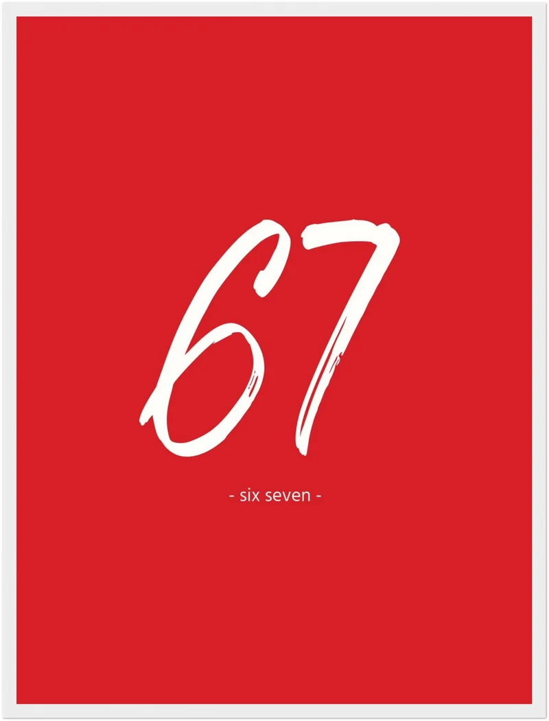 67 Vol. 1 Poster