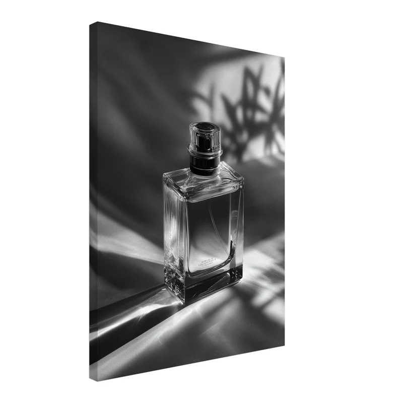 Parfumflakon Lichtspiel Leinwandbild