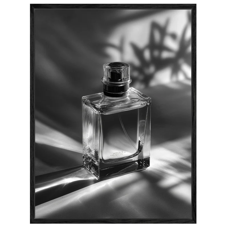Parfumflakon Lichtspiel Leinwandbild