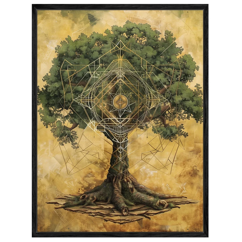 Lebensbaum der Harmonie Leinwandbild
