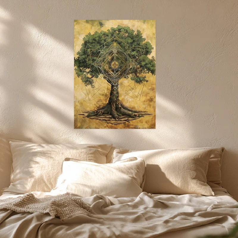 Lebensbaum der Harmonie Poster