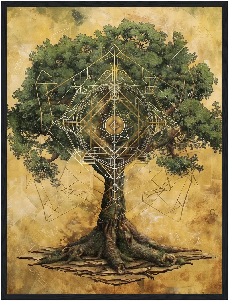 Lebensbaum der Harmonie Poster