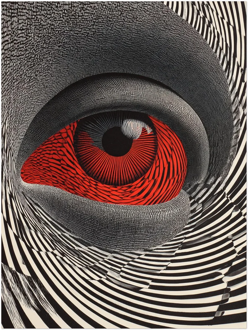 Faszinierendes Auge Leinwandbild