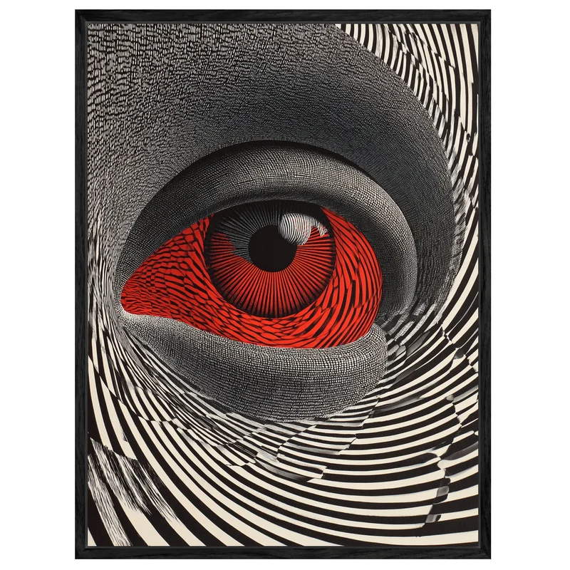 Faszinierendes Auge Leinwandbild