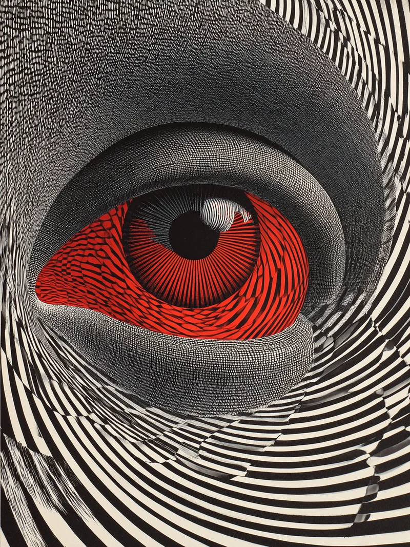 Faszinierendes Auge Poster