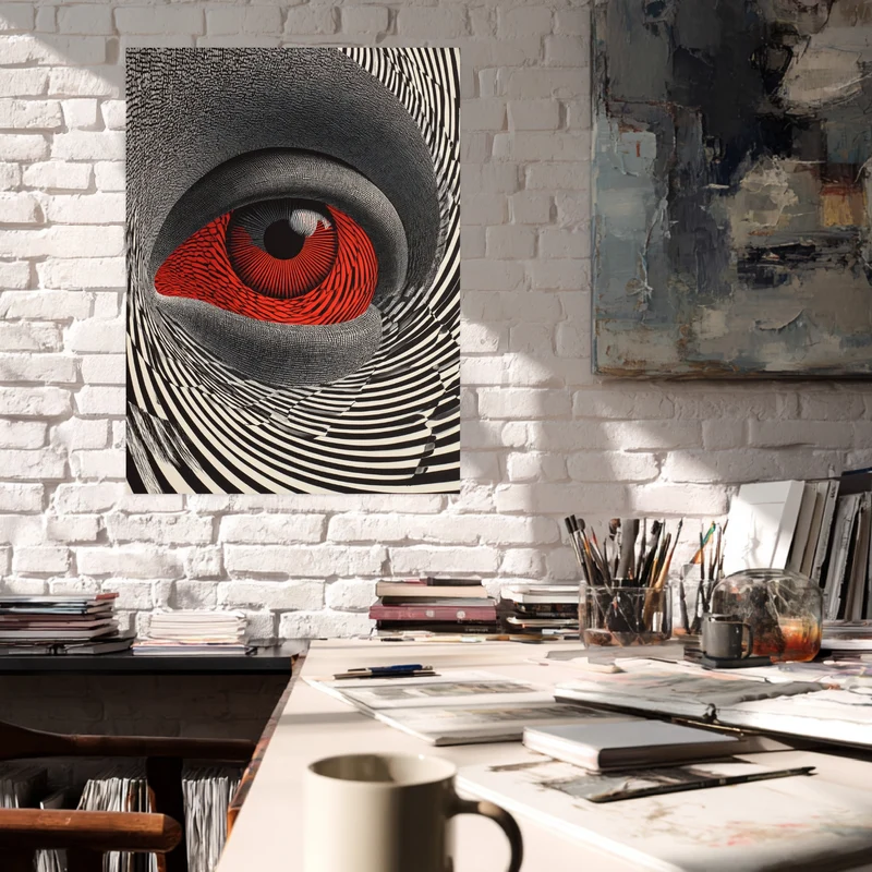 Faszinierendes Auge Poster