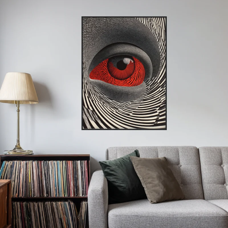 Faszinierendes Auge Poster
