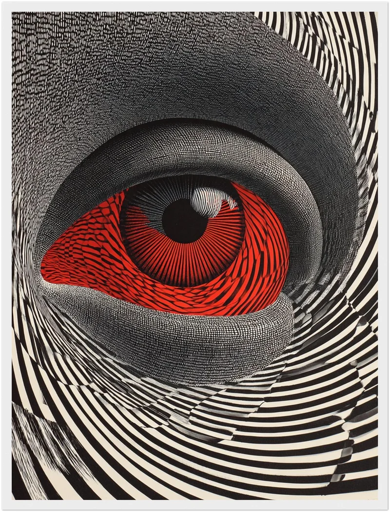 Faszinierendes Auge Poster