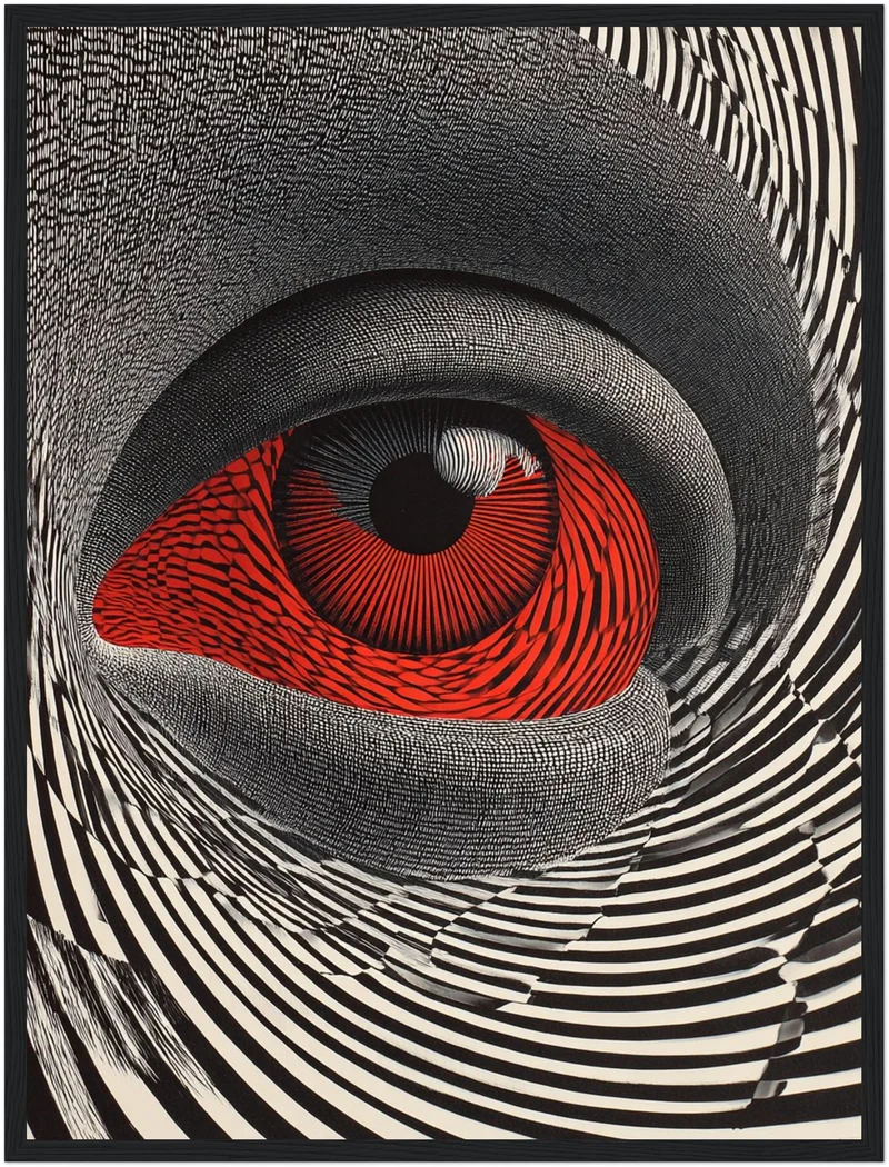 Faszinierendes Auge Poster