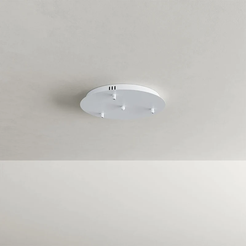 s.luce Velo 3-flammige Galerieleuchte Ø 40cm Baldachin Ø 20cm