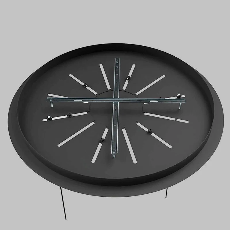 s.luce Velo 5-flammige Galerieleuchte Ø 60cm Baldachin Ø 20cm
