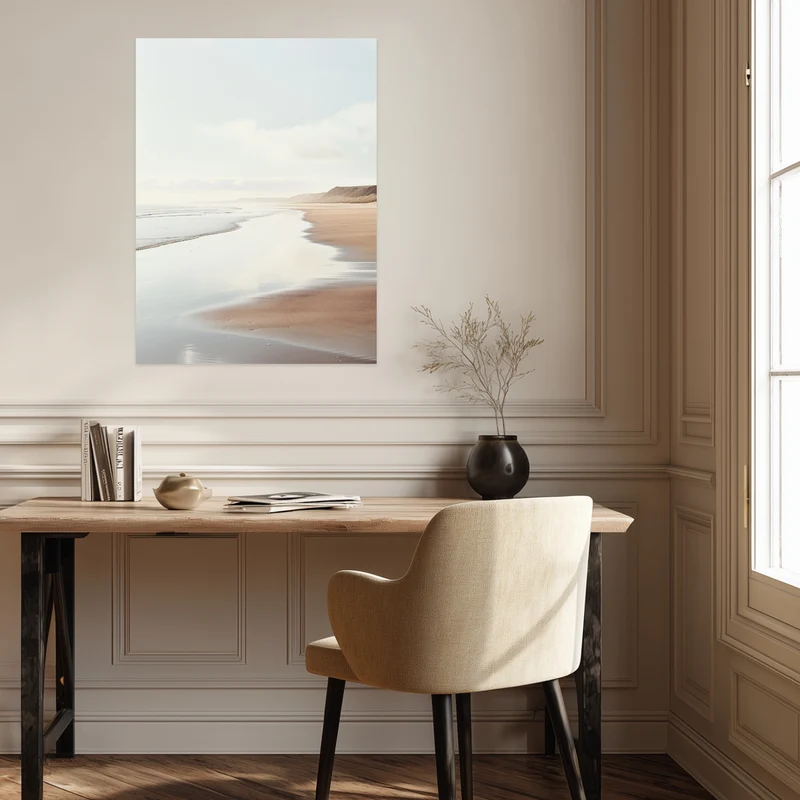 Strandlandschaft am Abend Poster