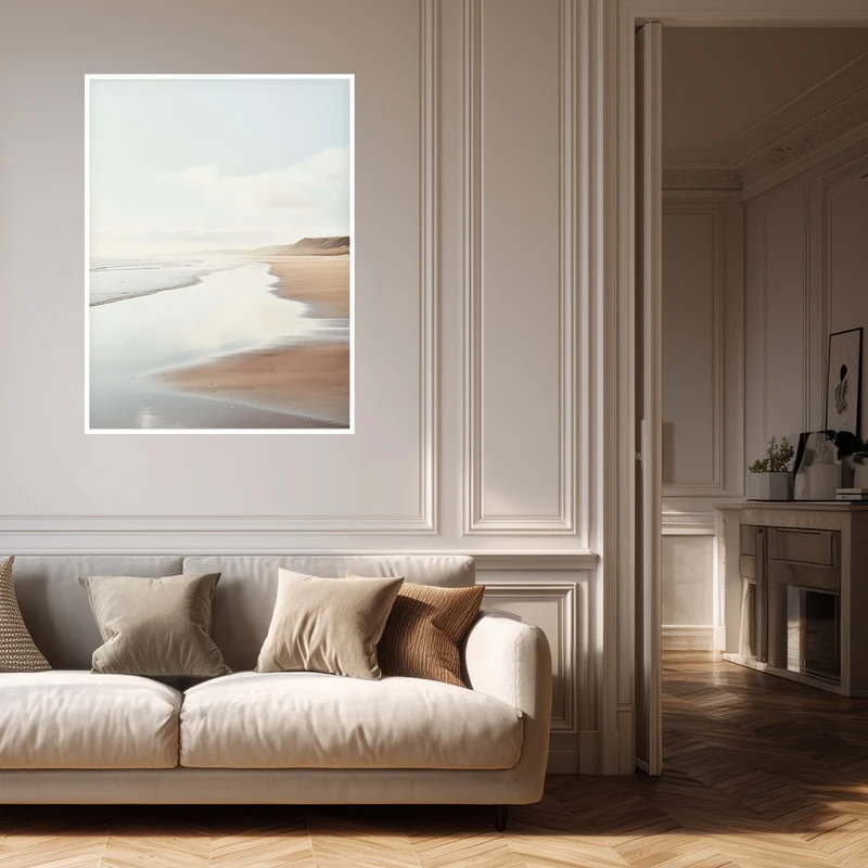 Strandlandschaft am Abend Poster
