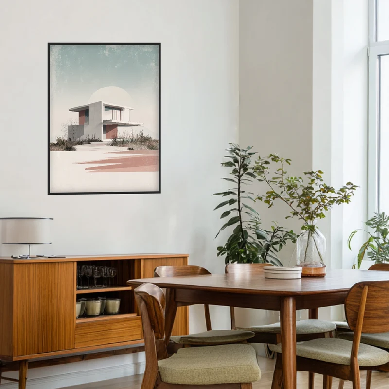 Modernes Haus Poster