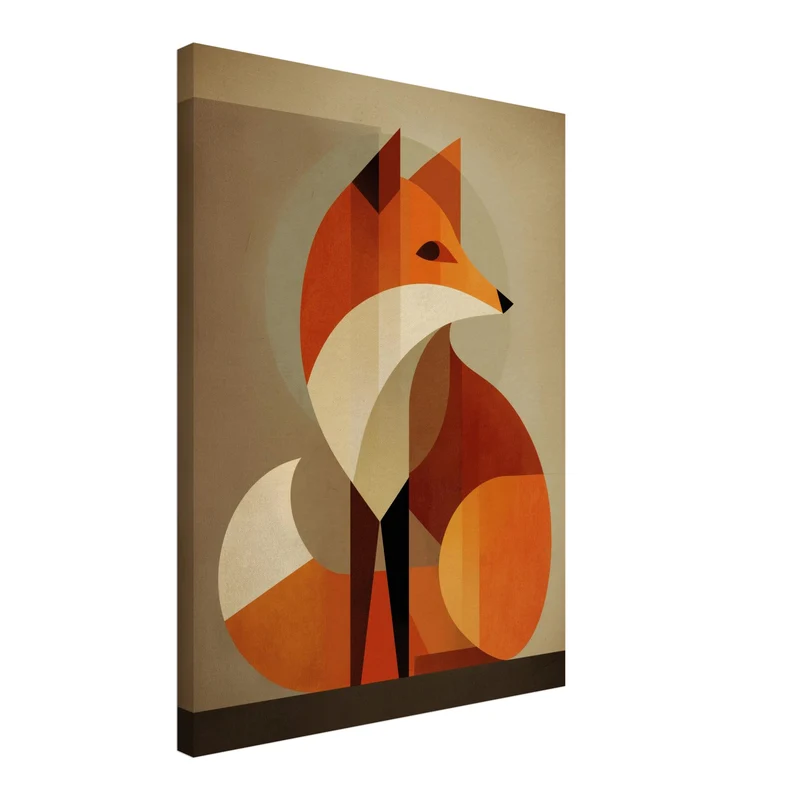 Ruhender Fuchs Leinwandbild