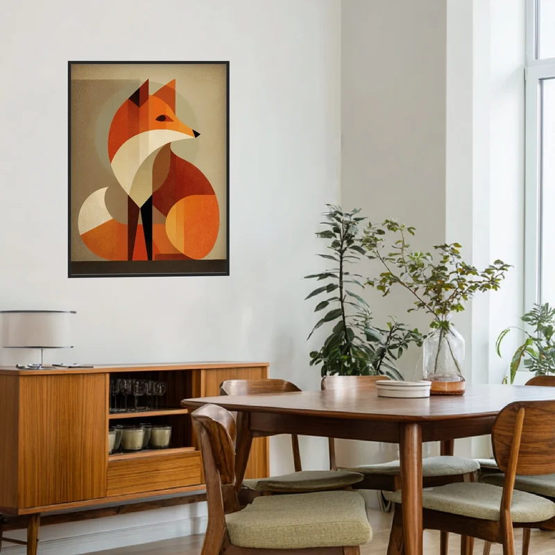 Ruhender Fuchs Poster