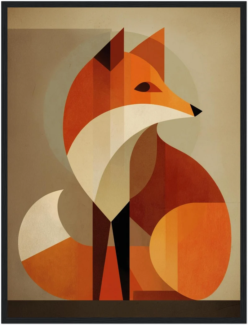 Ruhender Fuchs Poster